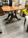 DROP LEAF CLAW FOOT TABLE