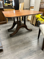 DROP LEAF CLAW FOOT TABLE