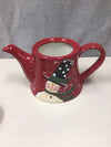 SNOWMAN CERAMIC TEAPOT