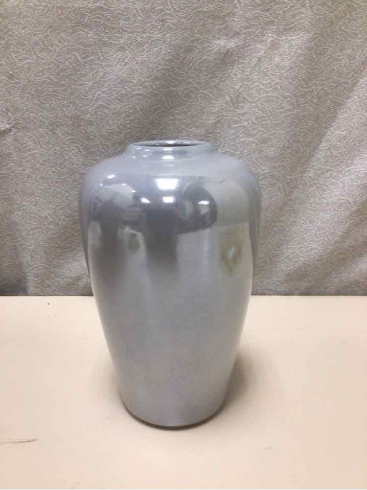 SILVER LUSTERWARE VASE