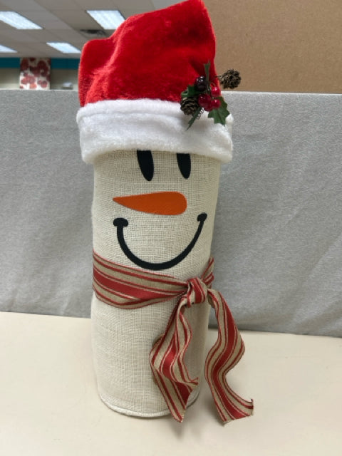 STANDING PLUSH SNOWMAN TUBE