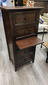 TALL BROWN 6 DRAWER LINGERIE CHEST