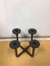 BLACK METAL CANDLEABRA