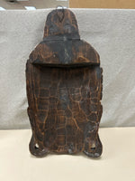 WOOD CARVED BUDDHA FACE