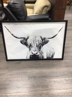 FRAMED BJORKSTA COW PICTURE