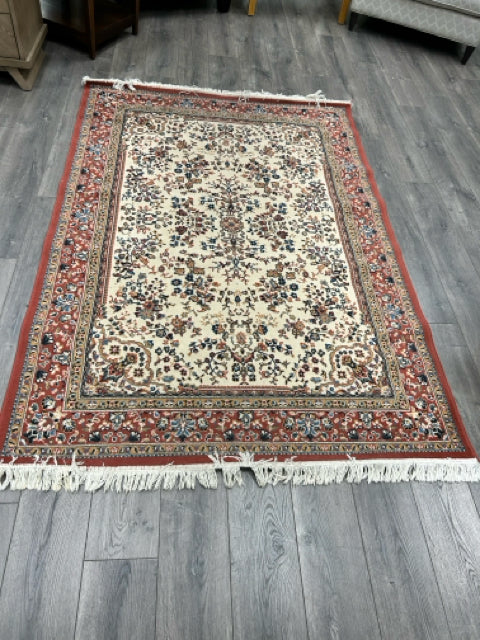 TERRACOTTA CREAM BLUE RUG