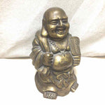 GOLD IRON BUDDHIST STATUE