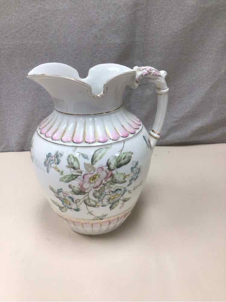 ANTIQUE CREAMWARE PITCHER
