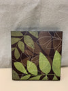 BROWN GREEN LEAVES CANVAS