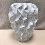 WAVY TEXTURE TALL VASE