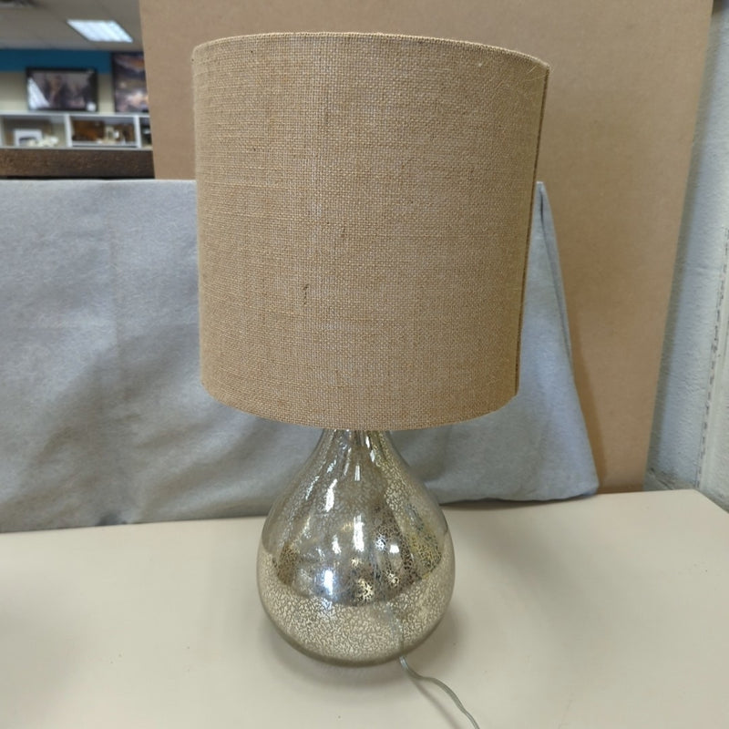 MERCURY GLASS BASE LAMP