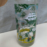 GLASS PIRATE BOTTLE W/STOPPER