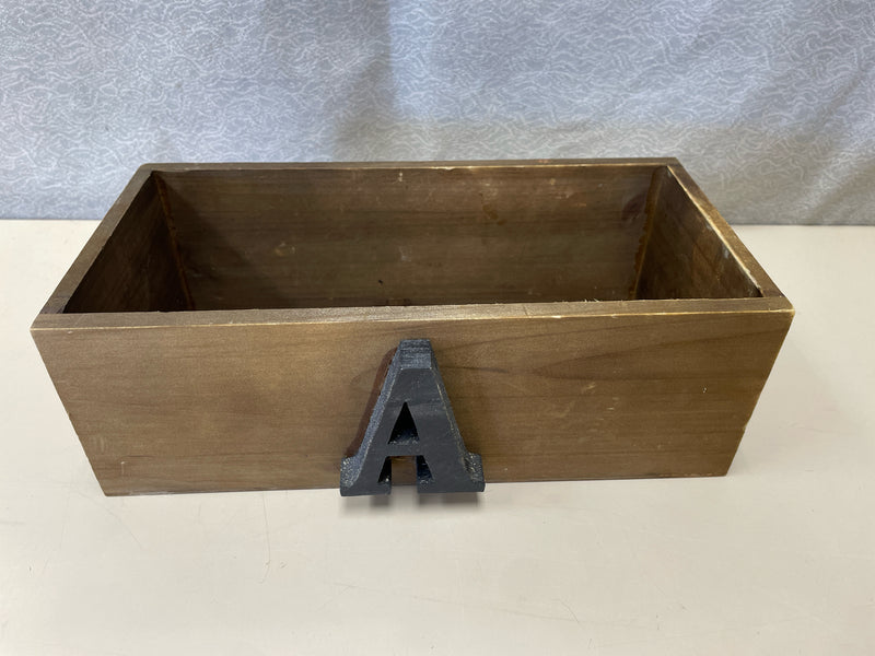 WOODEN "A" BOX