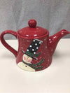 SNOWMAN CERAMIC TEAPOT