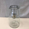 CLEAR GLASS LANTERN W/TEA LIGHT
