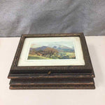 CABIN W/LANDSCAPE JEWELRY BOX