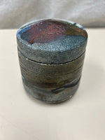 IRIDESCENT LIDDED CONT