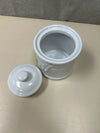 WHITE CERAMIC "COFFEE" CONTAINER