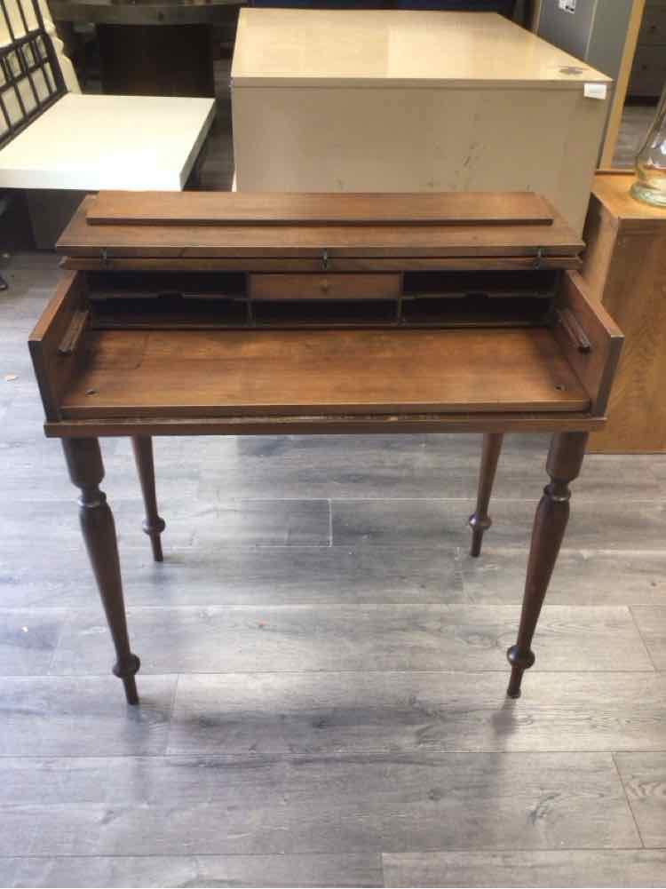 ANTIQUE SECRETARY "PIANO" DESK
