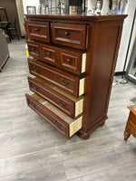 TALL CHERRY 5 DRAWER DRESSER