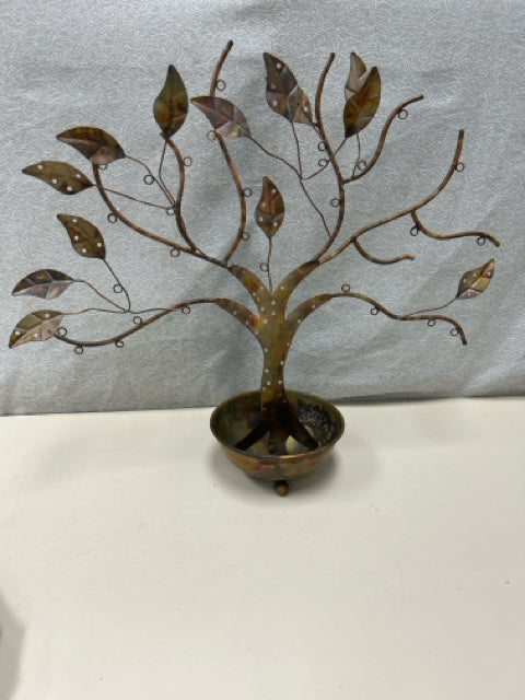 COPPER TREE IN DISH