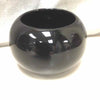 BLACK CERAMIC VASE