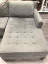 BOLSTERED DARK GRAY SECTIONAL