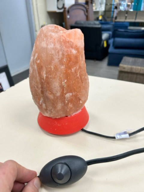 PINK SALT LAMP W/DIMMER