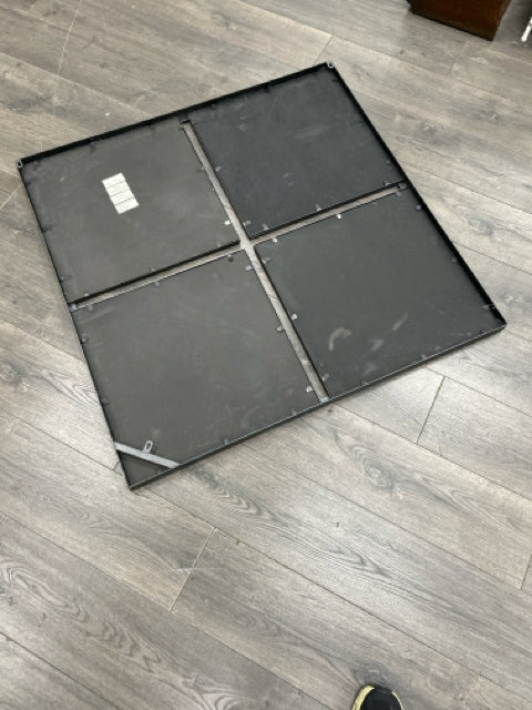 GREY 4 PANEL MIRROR