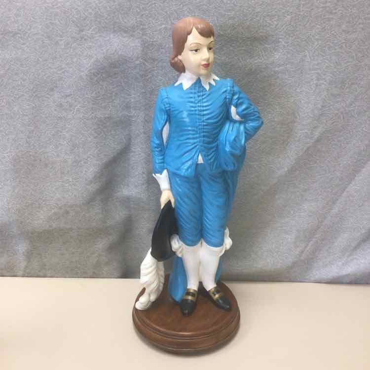 PORCELAIN MAN IN BLUE OUTFIT