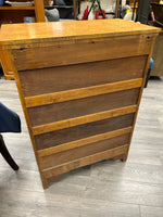 TALL BIRDS EYE MAPLE DRESSER