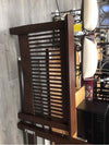 BROWN MISSION HEAD/FOOT BOARD W/RAILS AND SLATS