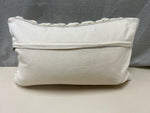 WHITE STITCHED PILLOW