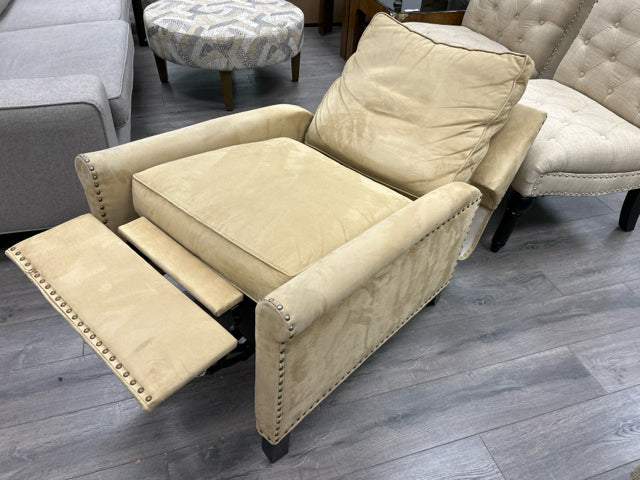 TAN RIVETED RECLINER