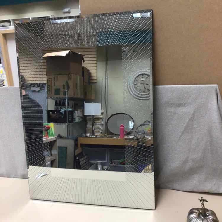 SUNBURST FRAME RECTANGLE MIRROR