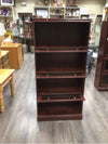 BROWN BARRISTER BOOKCASE