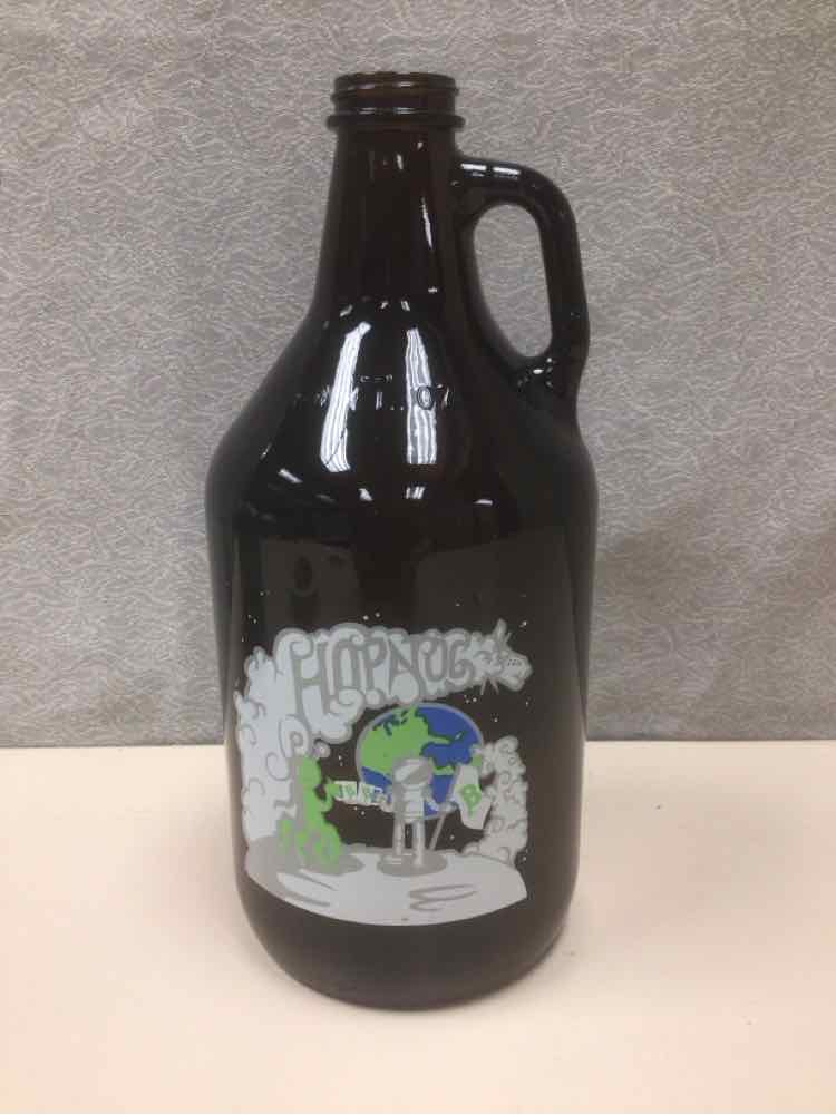 BROWN GLASS BOTTLE
