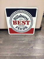 PILLSBURY'S BEST FEEDS METAL SIGN