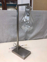 MODERN CLEAR GLASS TABLE LAMP