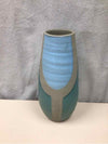 GREEN/BLUE/GRAY TALL VASE
