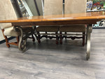 VANGUARD WD TOP Table W/6 CHAIRS