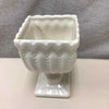 CREAM PEDESTAL PLANTER