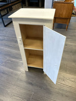 SMALL WHITE STORAGE CABINET