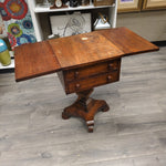 WOOD DROP LEAF SIDE TABLE