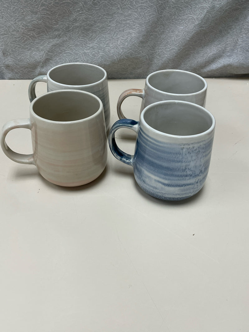 4 MULTI COLOR MUGS