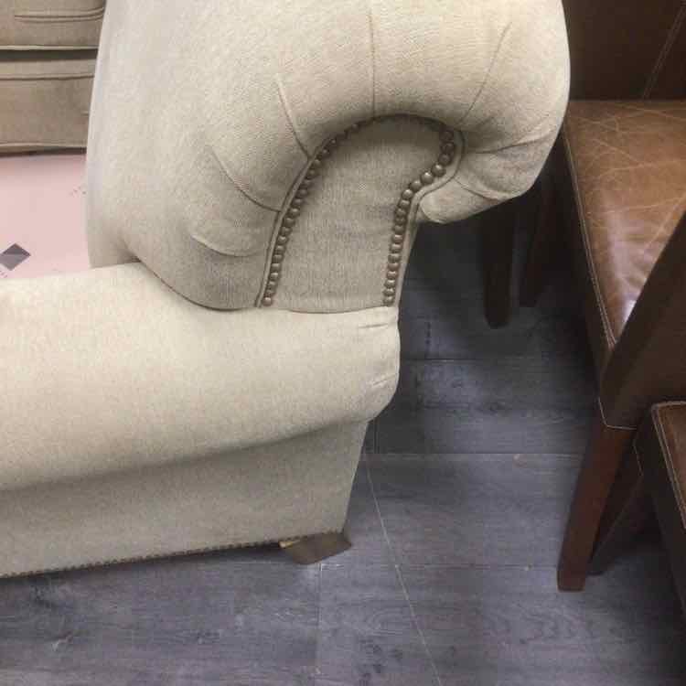 TAN UPHOLSTERED COUCH