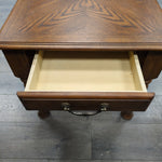 OAK 1-DRAWER END TABLE