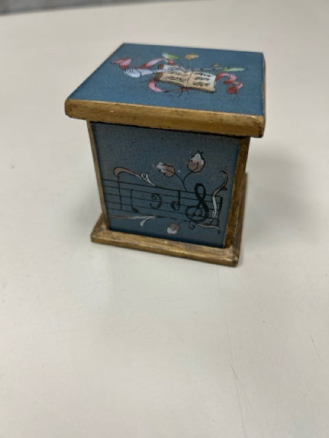SMALL MUSIC THEME HINGE BOX