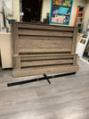 CHARCOAL LAMINATE KING BED FRAME