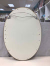 WHITE GOLD ORNATE FRAME MIRROR